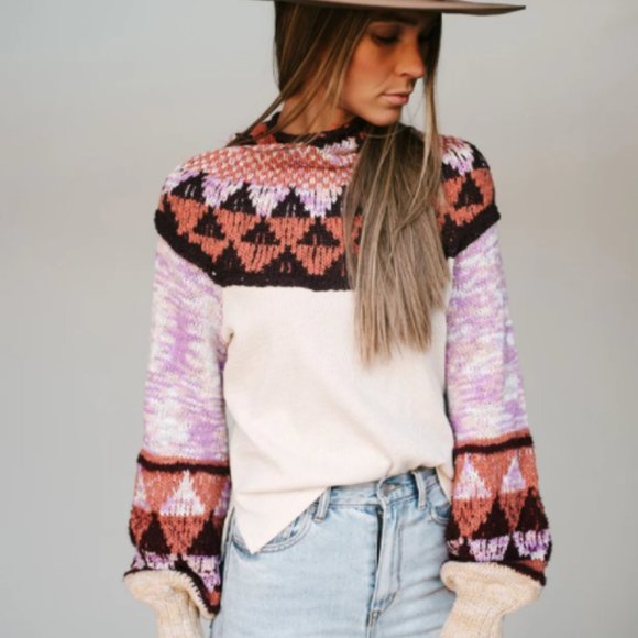 Free People Sweaters - Free People Swit the Small Stuff Mock Neck Sweater